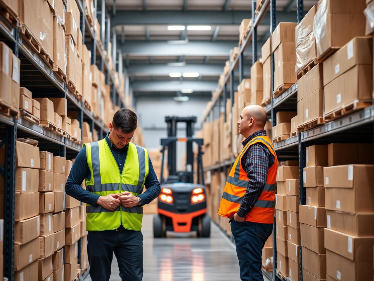 Equipa Roseair Logistics em armazém
